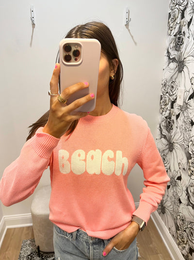 maxwell-james-jeans-27-miles-leylah-beach-sweater-pink-coral-graphic-long-sleeve
