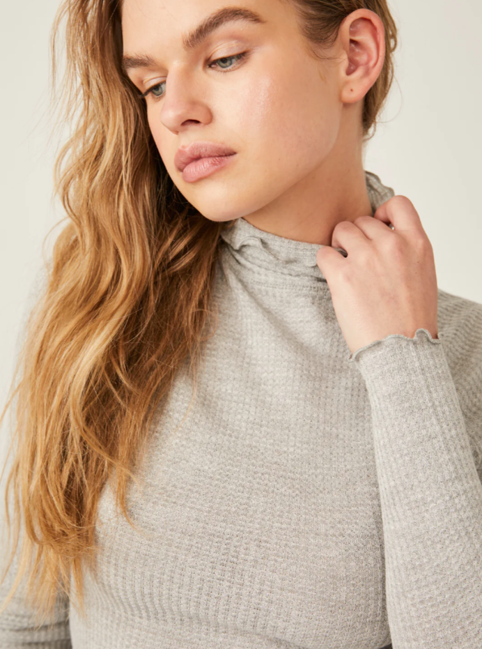 Free people hot sale thermal turtleneck