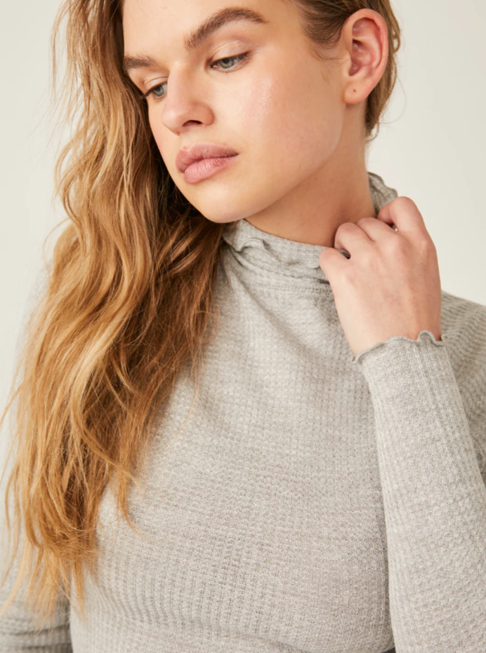 Free people 2025 thermal turtleneck