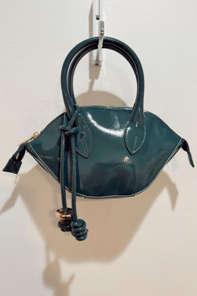 maxwell-james-jeans-clara-mini-bag-top-handle-faux-leather-purse-green-pine-forest