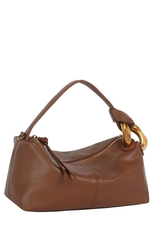 maxwell james satchel hobo bag baguette link daytime nighttime 