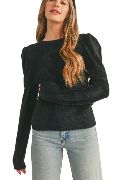 maxwell-james-jeans-stanton-black-long-sleeve-top-fuzzy-sweater