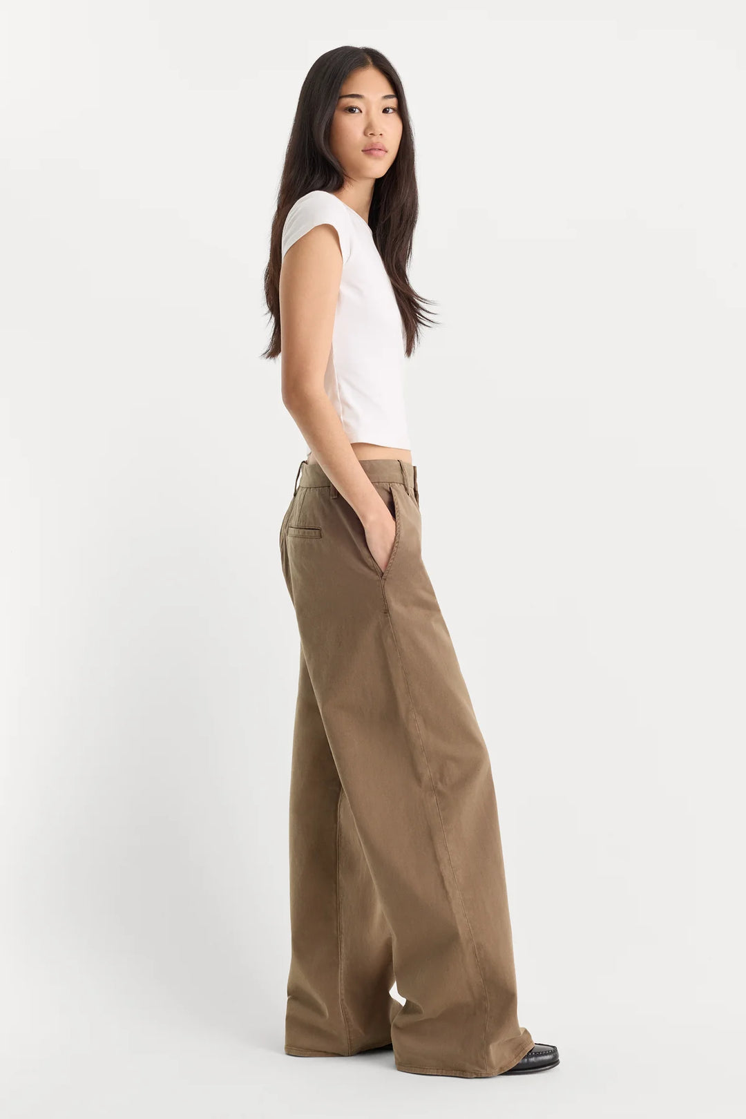 Good American The Low Slung Baggy Trouser