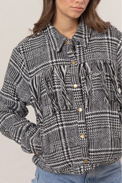 maxwell-james-jeans-stanton-gianna-jacket-plaid-fringe-black