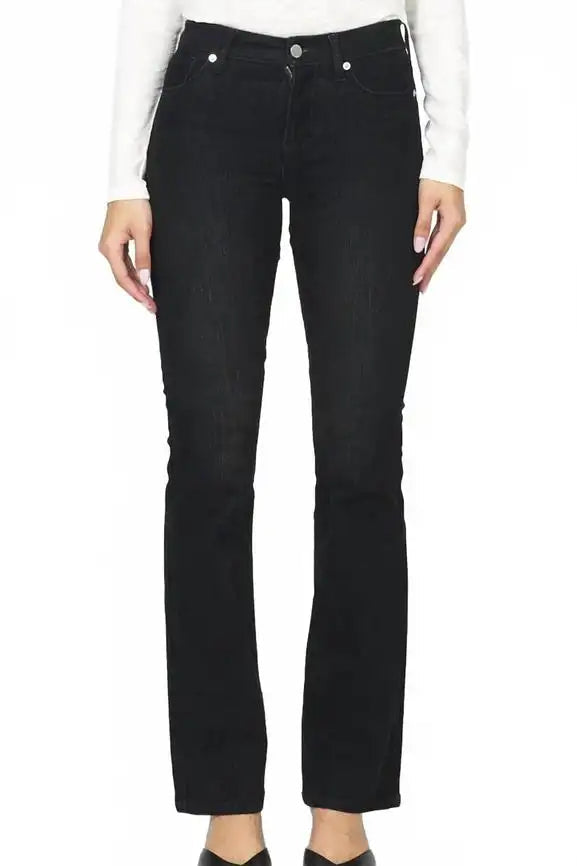 dear john jaxtyn mid rise denim jeans black velvet pants bottoms