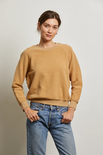 maxwell-james-jeans-ziggy-inside-out-cotton-fleece-bracelet-sleeve-shrunken-crew-suede