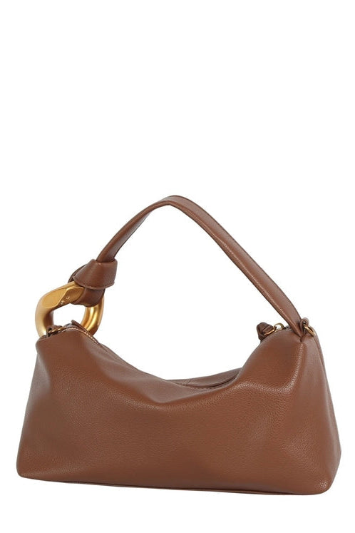 maxwell james satchel hobo bag baguette link daytime nighttime 
