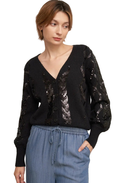 maxwell-james-jeans-stanton-black-sequin-sweater-top-cardi-cardigan