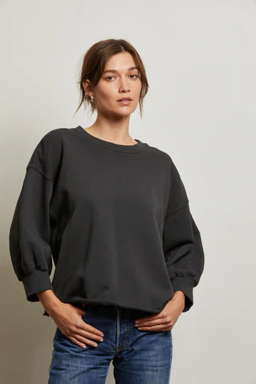maxwell-james-perfect-white-tee-nial-vintage-black-pullover-fench-terry-sweatshirt