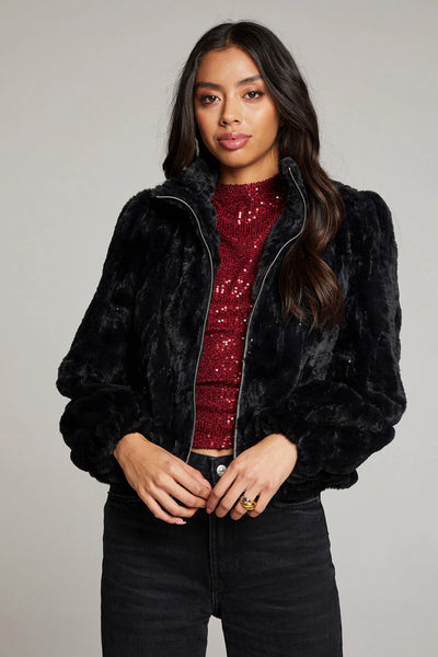 maxwell-james-jeans-chaser-puff-sleeve-fur-jacket-coat-black