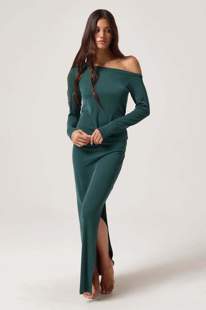 Spiritual Gangster Zen Rib Mia Maxi Skirt