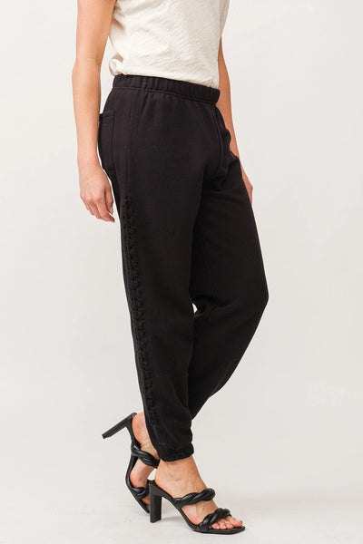 maxwell-james-dear-john-denim-kimberly-handmade-macrame-detail-joggers-pants-black