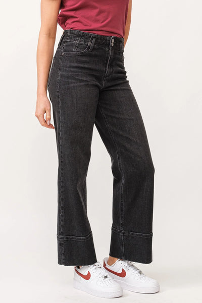 maxwell-james-dear-john-denim-holly-high-rise-cuffed-hem-straight-jeans-black