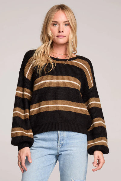 maxwell-james-jeans-saltwater-luxe-mimi-sweater-stripe-black-top