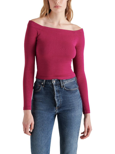 maxwell-james-jeans-steve-madden-ressi-sweater-long-sleeve-berry-top