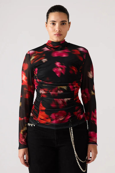 maxwell-james-jeans-steve-madden-taylore-blurry-floral-long-sleeve-top-red-black-mesh