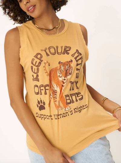 maxwell-james-jeans-project-social-no-mitts-tee-shirt-cut-off-graphic-top-honey-tiger-tank-top
