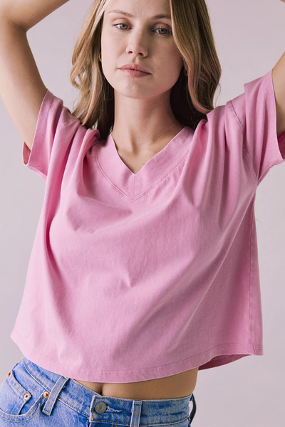 maxwell-james-jeans-chaser-mazzy-boxy-tee-top-shirt-pink-bubble-gum-yellow