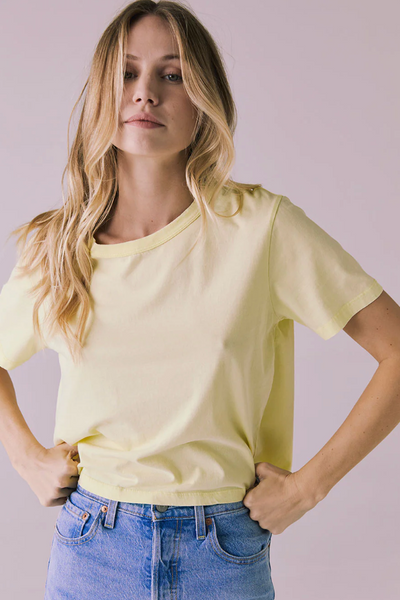 maxwell-james-jeans-chaser-jameson-panna-cotta-yellow-pink-bubble-gum-top-tee-shirt