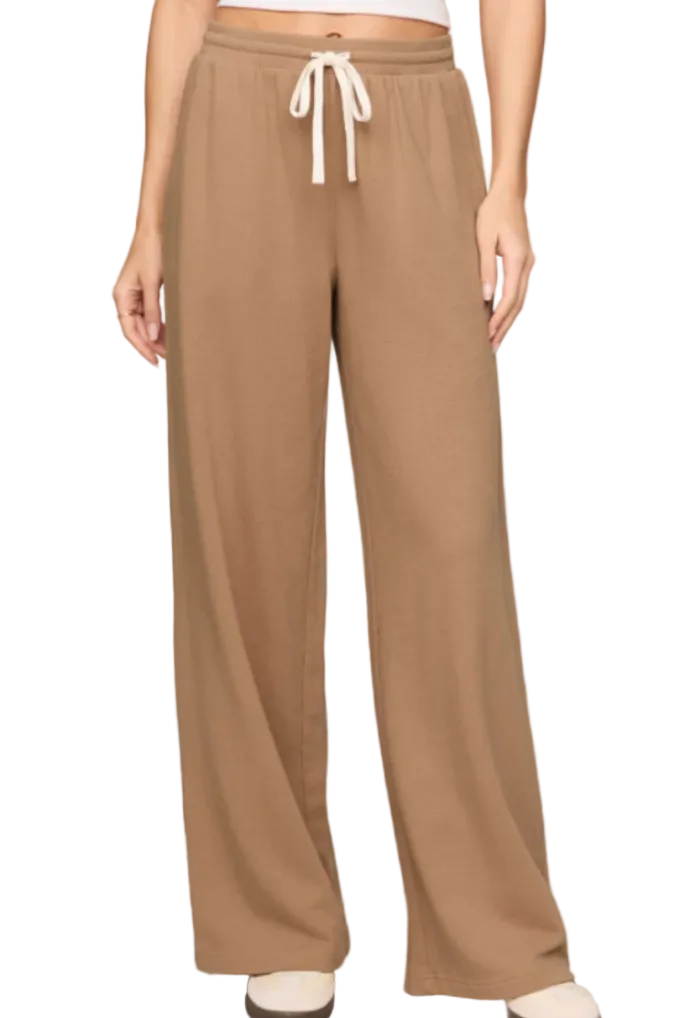 z supply clubhouse sweatpant bottoms toffee