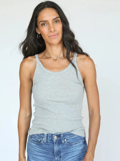 maxwell-james-perfect-white-tee-annie-recycled-tank-heather-grey