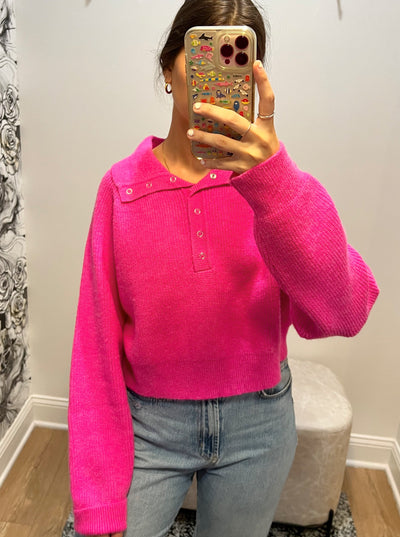 maxwell-james-jeans-stanton-toby-sweater-hot-pink-button-collar-pullover