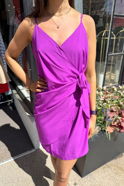 maxwell-james-jeans-stanton-magenta-pink-mini-dress-wrap-tie