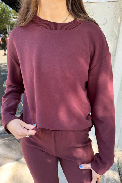 maxwell-james-jeans-stanton-maroon-pullover-top-sweatshirt-set-lounge