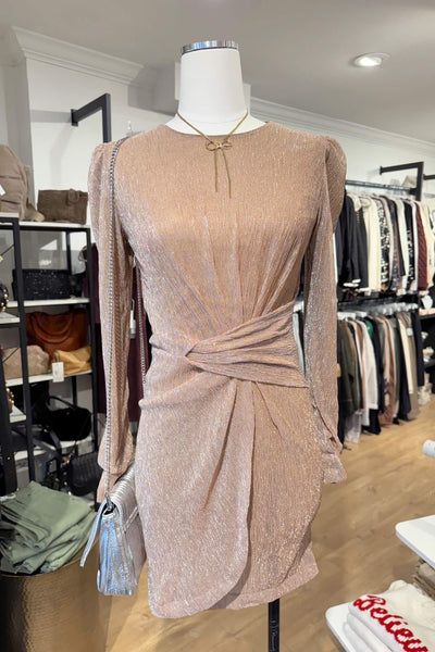 maxwell-james-metallic-threading-gathered-front-mini-dress-dressyholiday-party-fun-going-out-shimmer