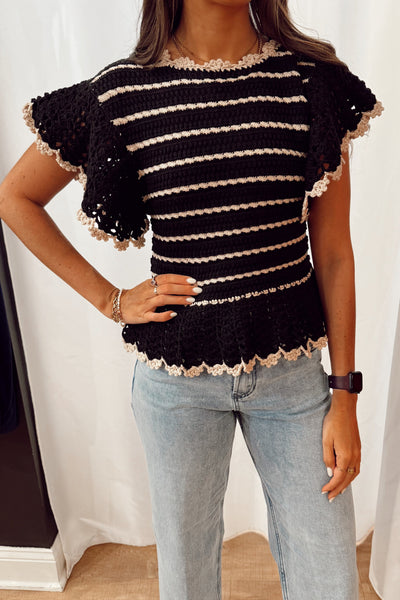 maxwell-james-jeans-stanton-black-white-stripe-ruffle-crochet-sweater-top