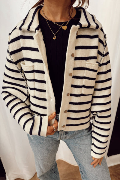 maxwell-james-jeans-stanton-white-navy-stripe-jacket-sweater-coat
