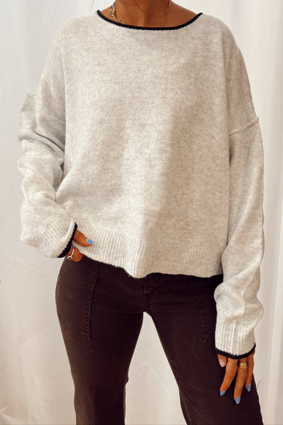maxwell-james-jeans-stanton-heather-grey-black-trim-sweater-top