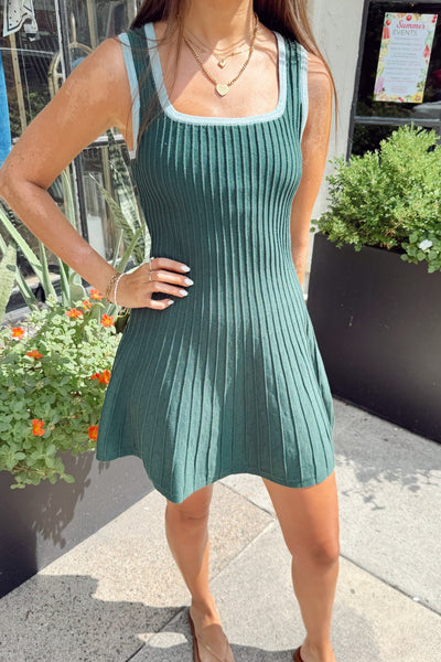 maxwell-james-jeans-ribbed-mini-dress-green