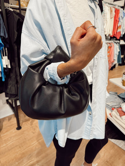 maxwell-james-jeans-bowknot-pleat-bag-handbag-accessory-purse-knot-handle-black-white
