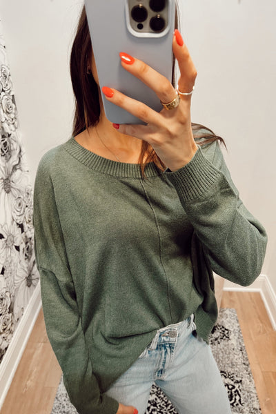 maxwell-james-jeans-stanton-brown-dark-green-sweater-top-shirt