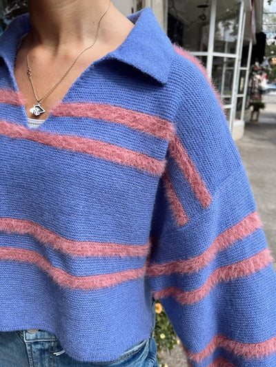 maxwell-james-v-neck-collar-knit-stripe-sweater