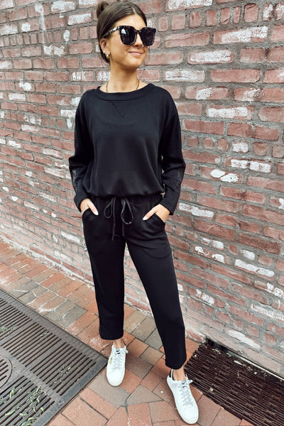 maxwell-james-jeans-black-leather-vegan-sweatshirt-top-pullover