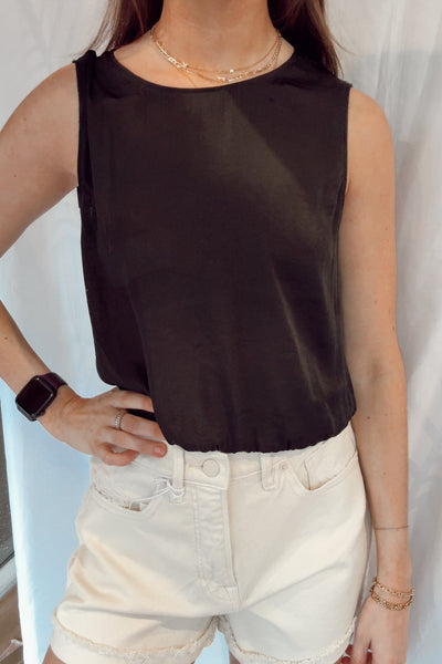 maxwell-james-jeans-black-satin-tank-top-elastic-bubble-top