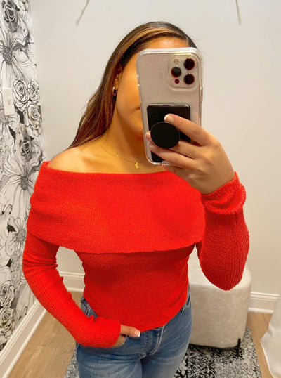 maxwell-james-stanton-rib-ribbed-off-shoulder-long-sleeve-going-out-top