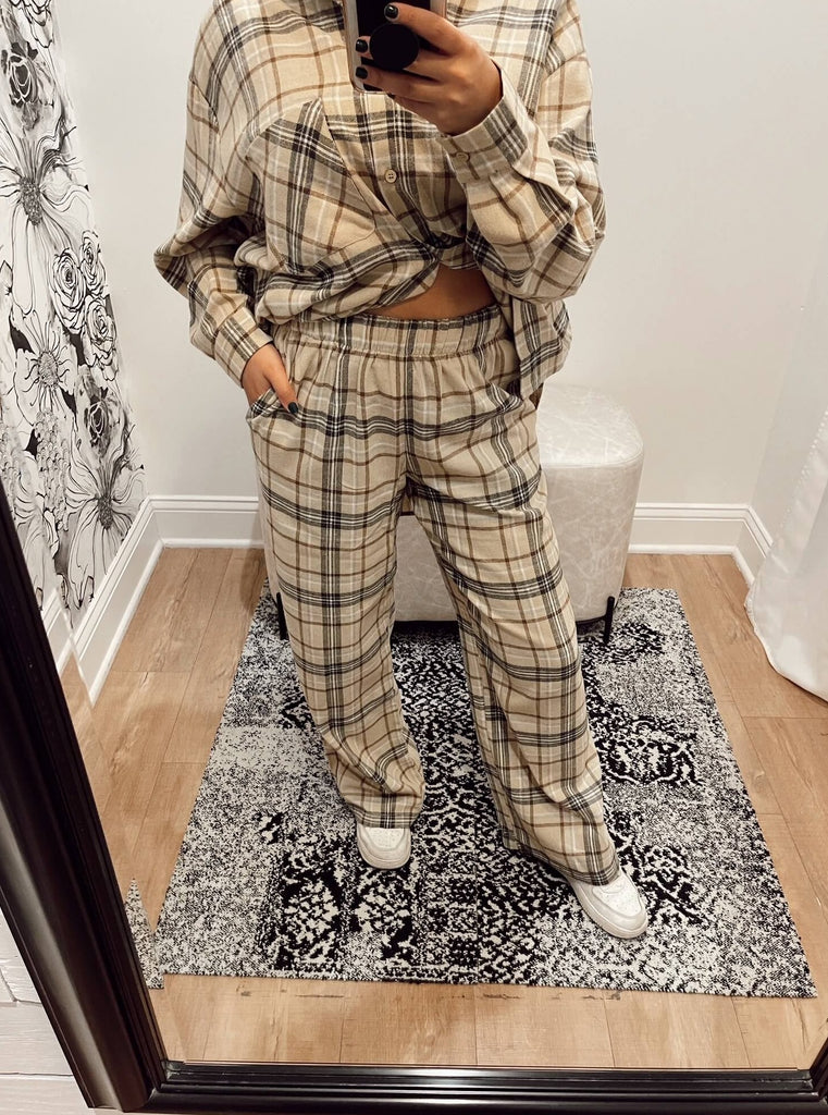 Champion deals plaid sweatpants