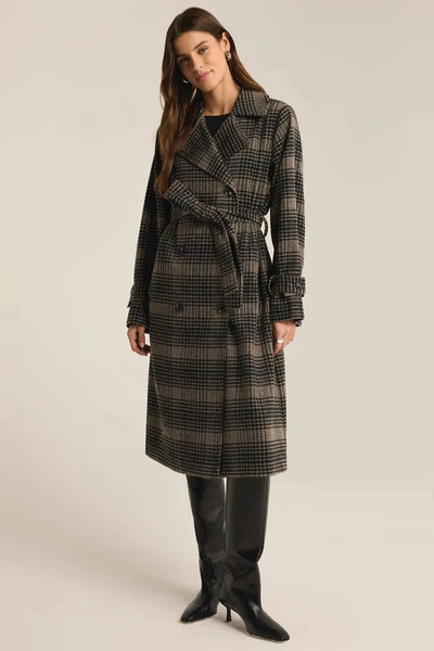 maxwell-james-jeans-z-supply-jackie-trench-coat-plaid