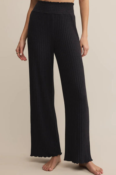 maxwell-james-jeans-z-supply-dawn-smocked-rib-pant-black-sand