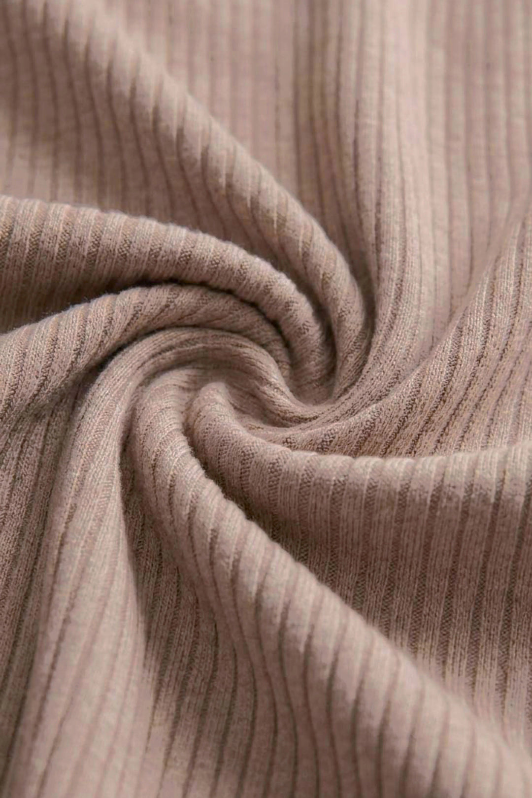 z supply lounge just Right long sleeve ribbed Henley top wide leg sweatpant pants Heather Ash taupe matching lounge set 