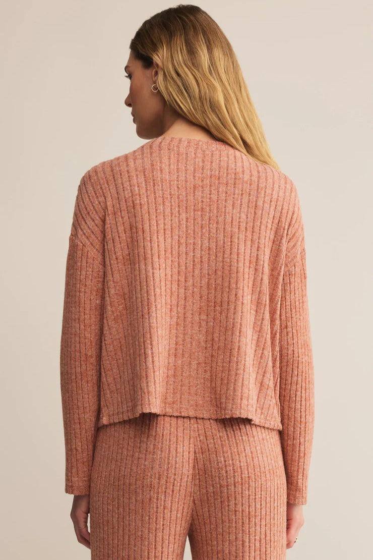 Z Supply Mara Silky Rib Cardigan in Pumpkin Spice – Maxwell James