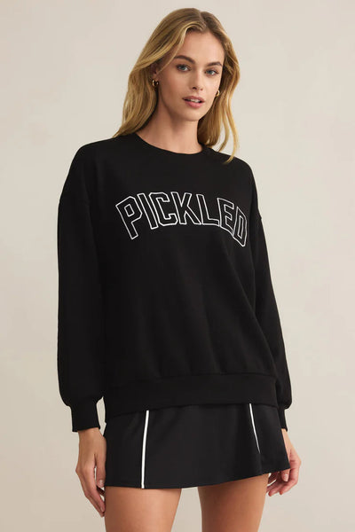 maxwell-james-jeans-z-suply-active-pickled-sweatshirt-pullover-black-top-pickle-ball