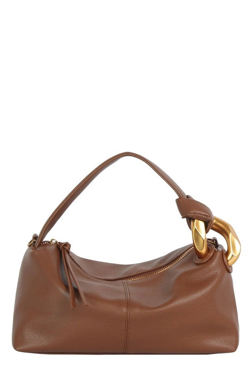 maxwell james satchel hobo bag baguette link daytime nighttime 