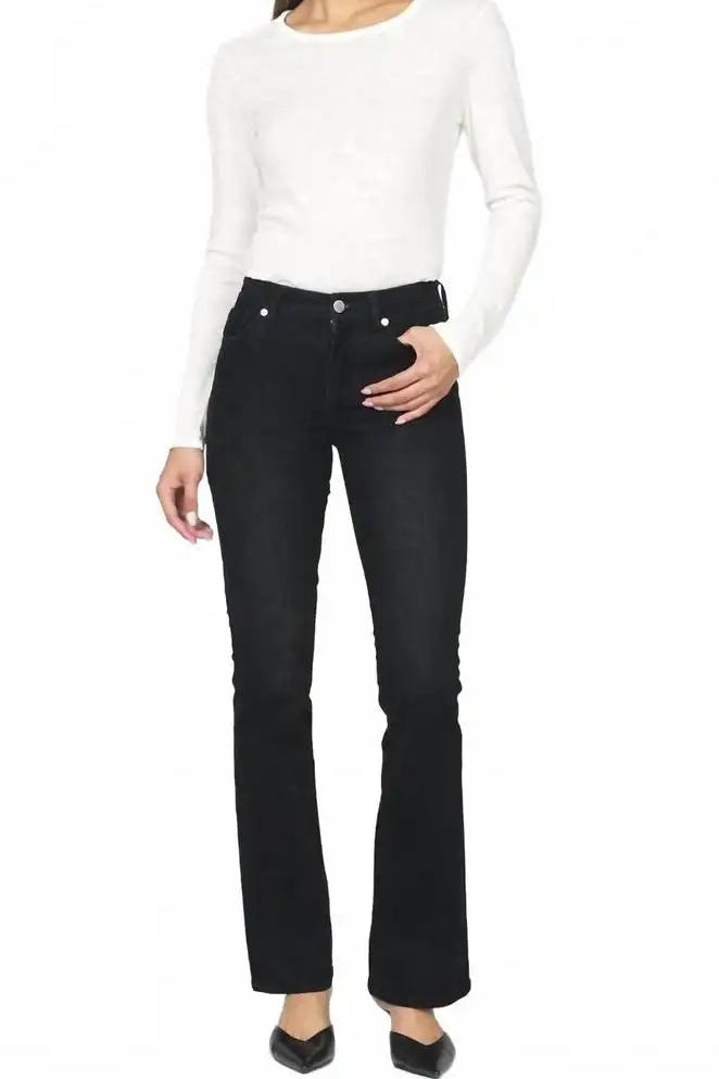 dear john jaxtyn mid rise denim jeans black velvet pants bottoms