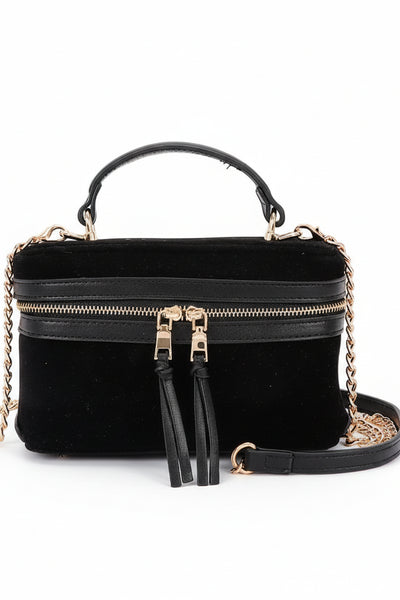 maxwell-james-jeans-stanton-black-handbag-clutch-purse-gold-ipper=suede