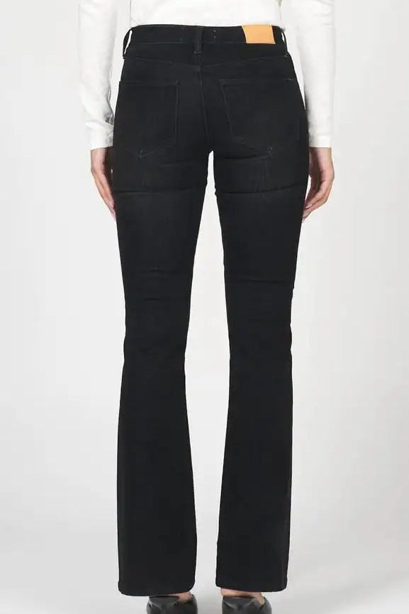 dear john jaxtyn mid rise denim jeans black velvet pants bottoms