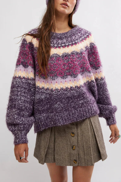 maxwell-james-free-people-festive-frost-sweater-blackberry-wine-combo